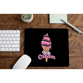 Black Pink Mousepad - Ice Cream