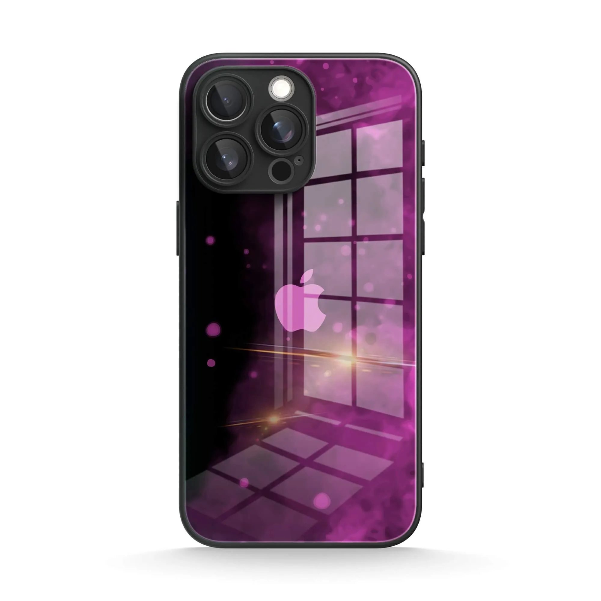 Black Purple | IPhone Series Impact Resistant Protective Case