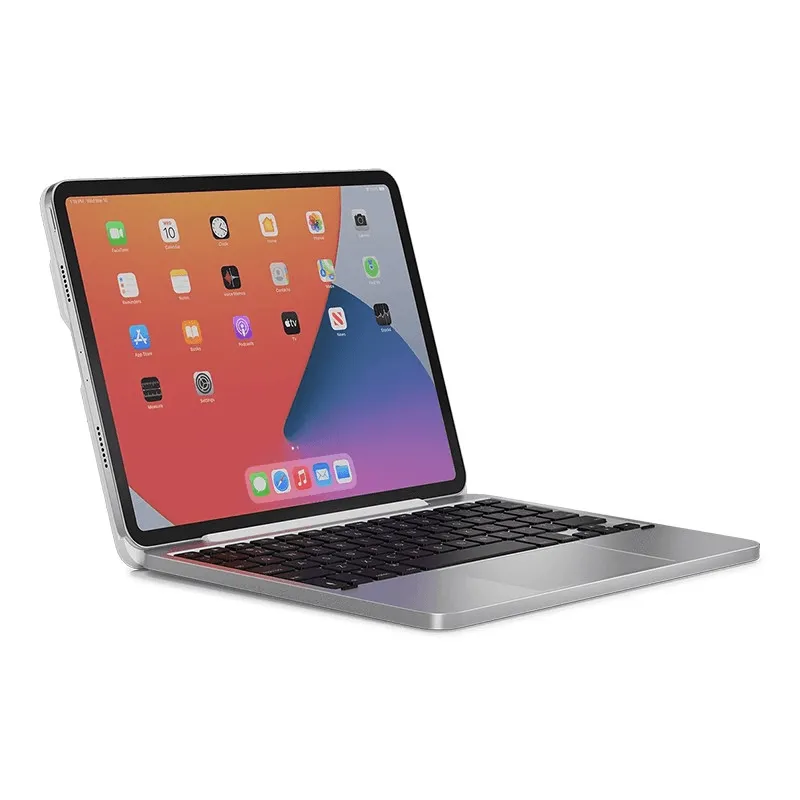 Brydge MAX  Magnetic Keyboard Trackpad Case iPad Pro 3rd/Air 5th,4th 11" Gen White Silver