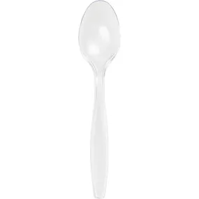 Bulk Clear Bulk Plastic Spoons (600 per Case)