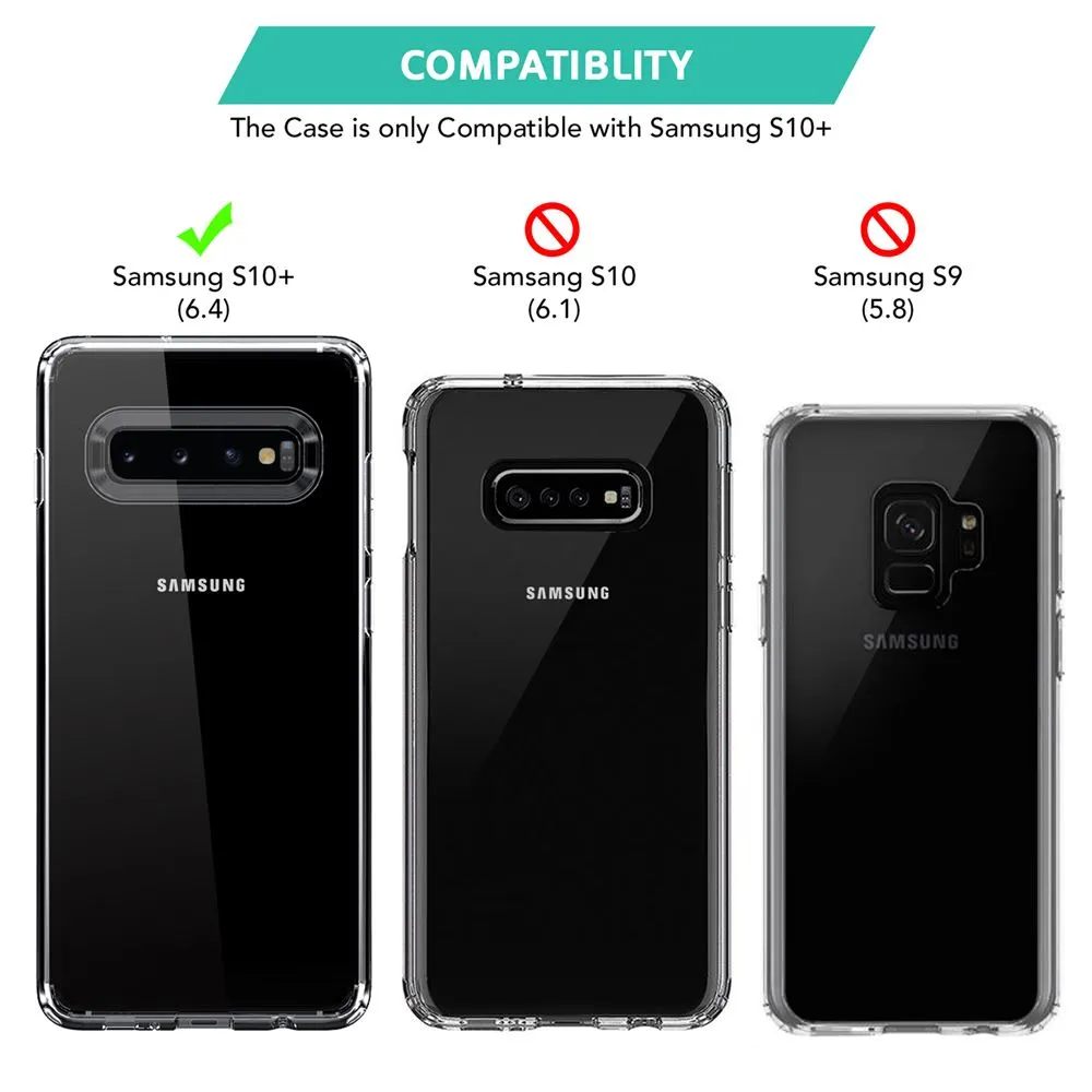 Buy Brand new Samsung Galaxy S10 Plus Crystal Clear HD Hard Back Case