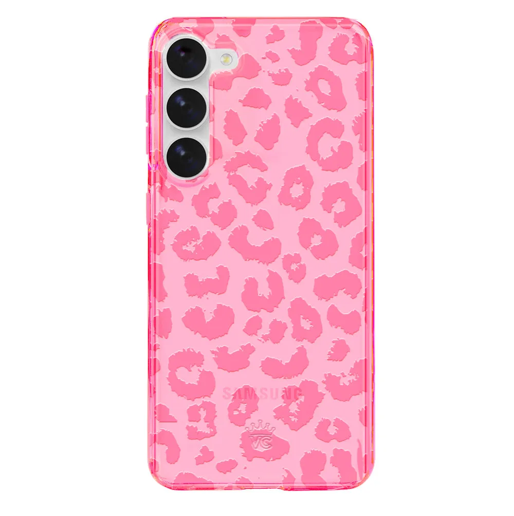 Candy Pink Leopard Samsung Case