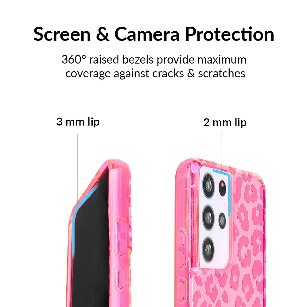 Candy Pink Leopard Samsung Case