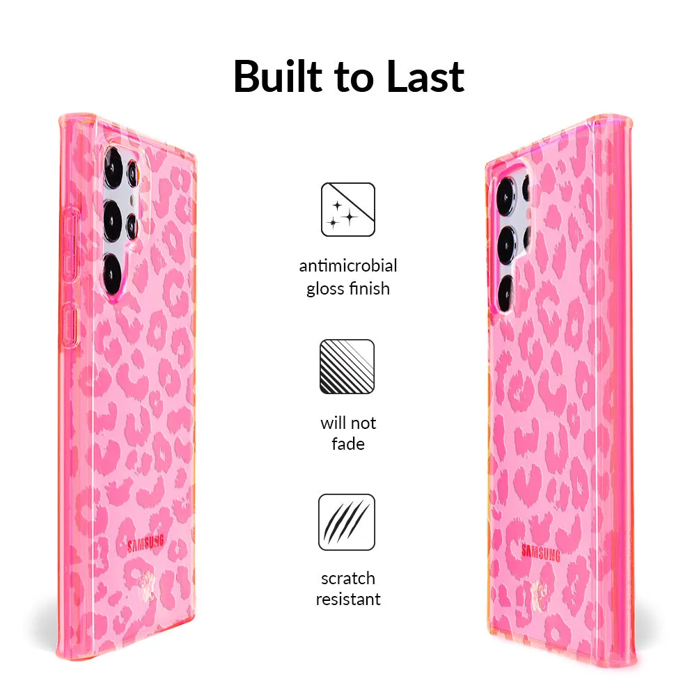 Candy Pink Leopard Samsung Case