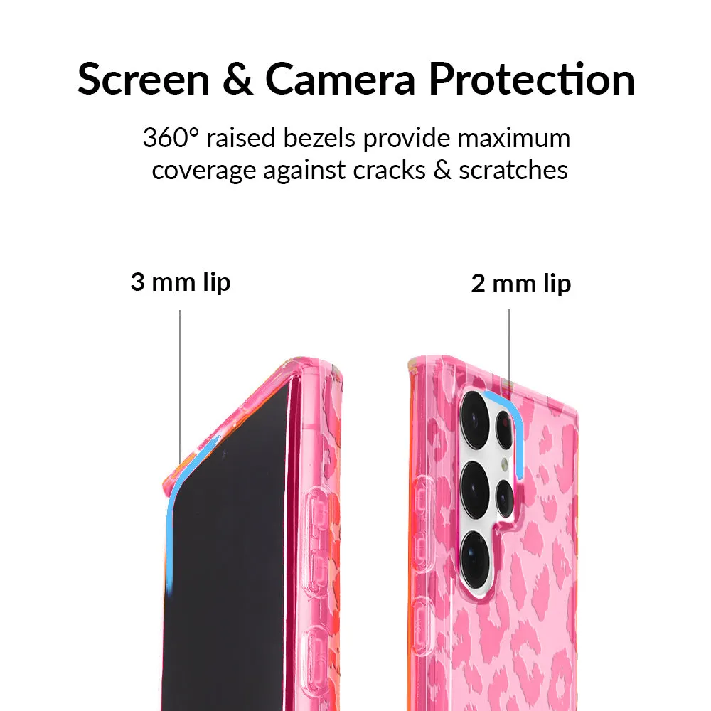 Candy Pink Leopard Samsung Case