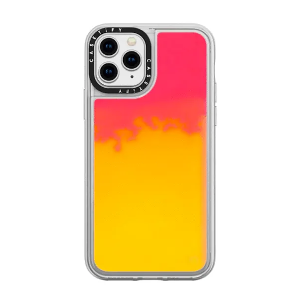 Casetify iPhone Neon Sand Flame Case