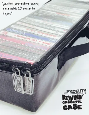 Cassette Storage Case 20 Pcs | Black Clear View