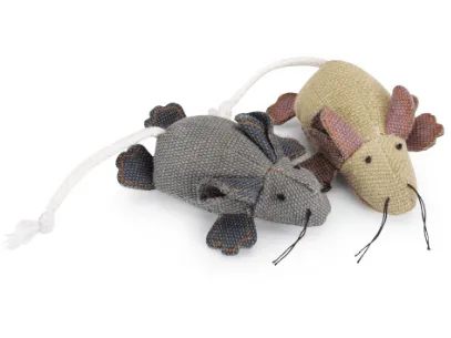 Cat Toy - Denim Mouse