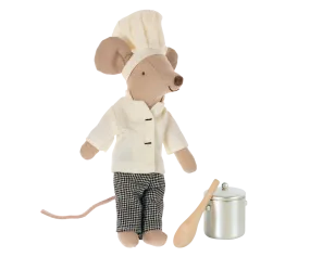 Chef mouse w. soup pot and spoon 2024