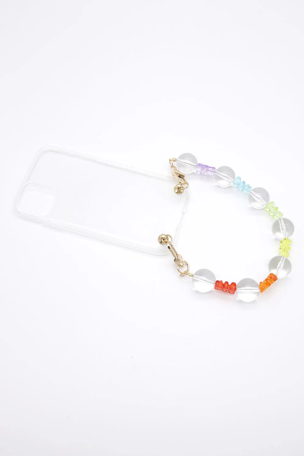 Clear Phone Case w/Strap Holder