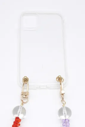 Clear Phone Case w/Strap Holder