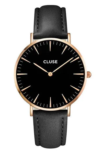 Cluse La BohíÂme Rose Gold Black / Black Watch