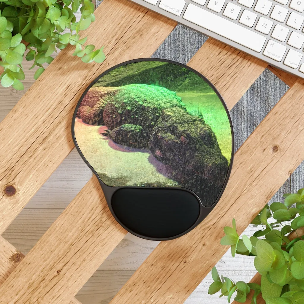 Crocodile Mouse Pad With Wrist Rest