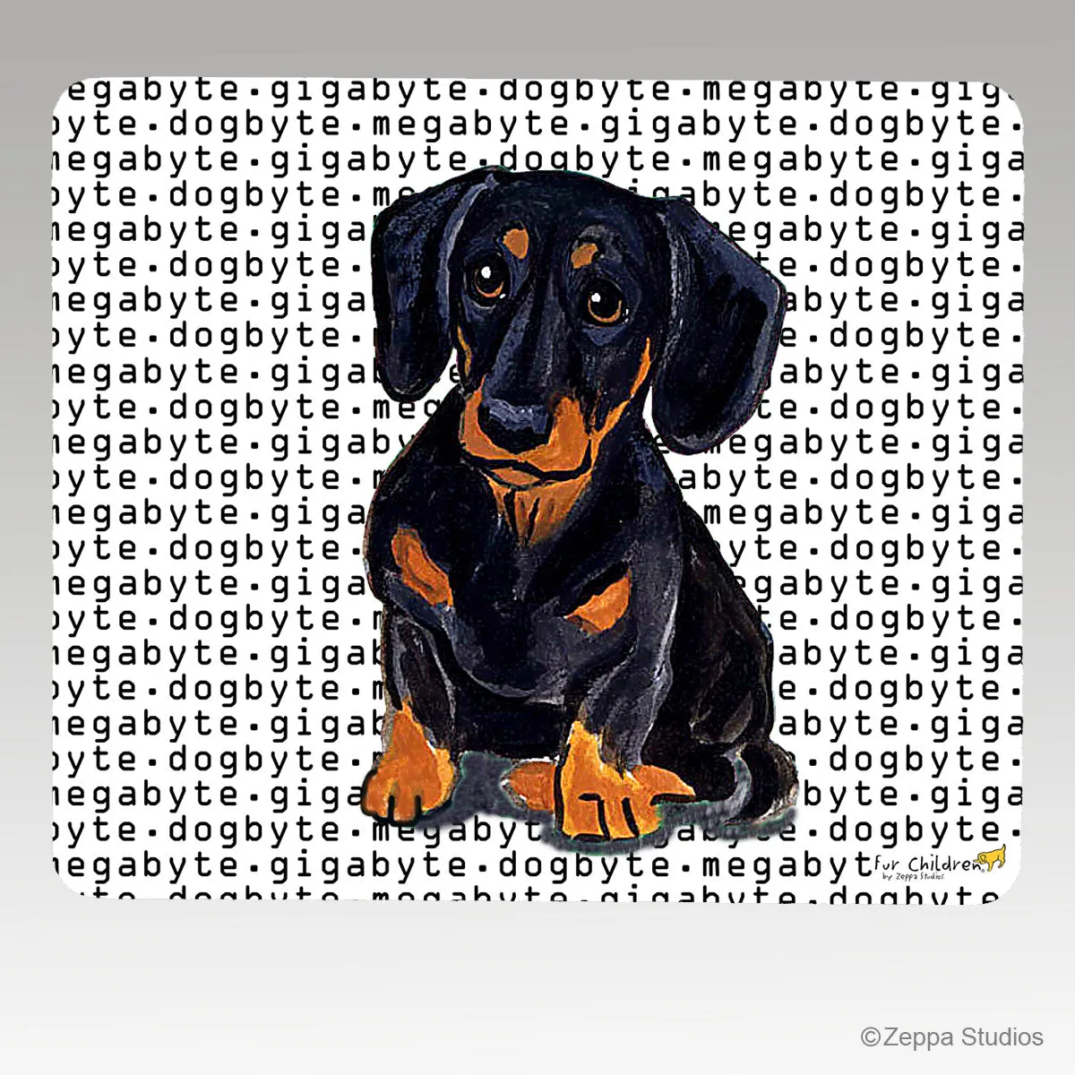 Dachshund Megabyte Mouse Pad