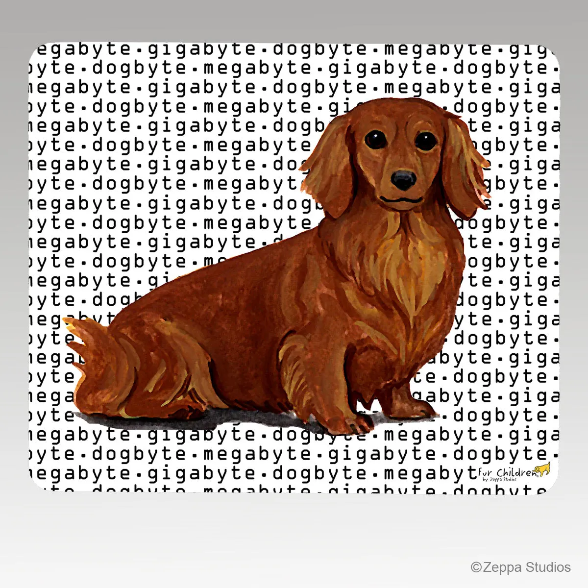 Dachshund Megabyte Mouse Pad