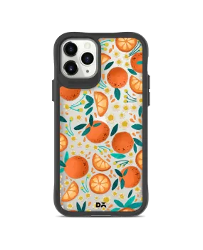 DailyObjects Orange Haul Black Hybrid Clear Case Cover For iPhone 11 Pro Max