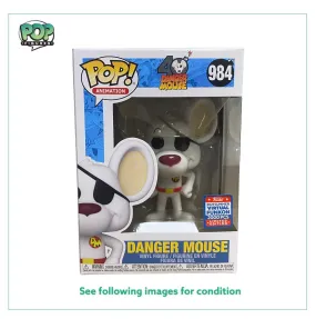 Danger Mouse #984 Funko Pop! - Danger Mouse - Virtual Funkon 2021 Official Convention Exclusive LE2000 Pcs - Condition 9.5/10