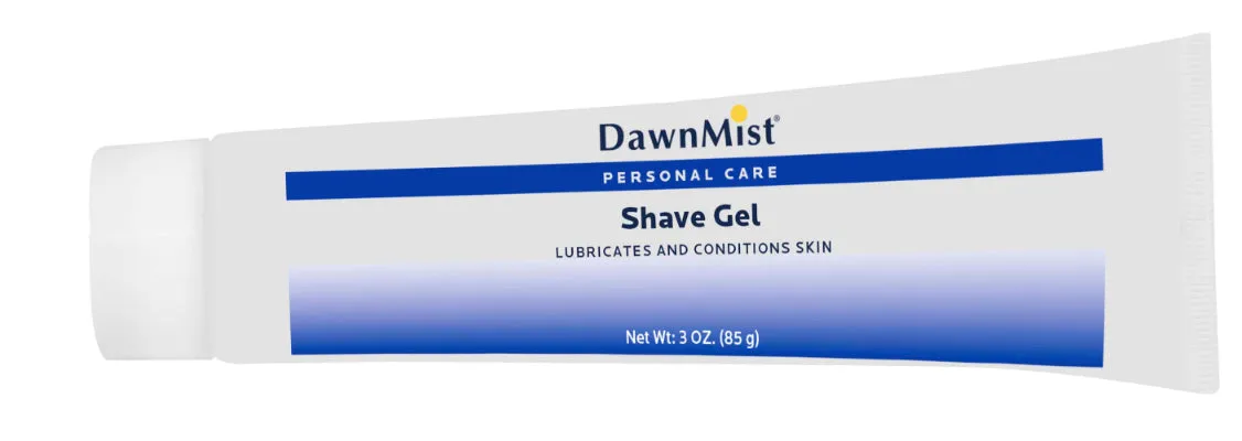 Dawn Mist SGW4814 Clear Shave Gel 3 oz. Clear Tube (Case)