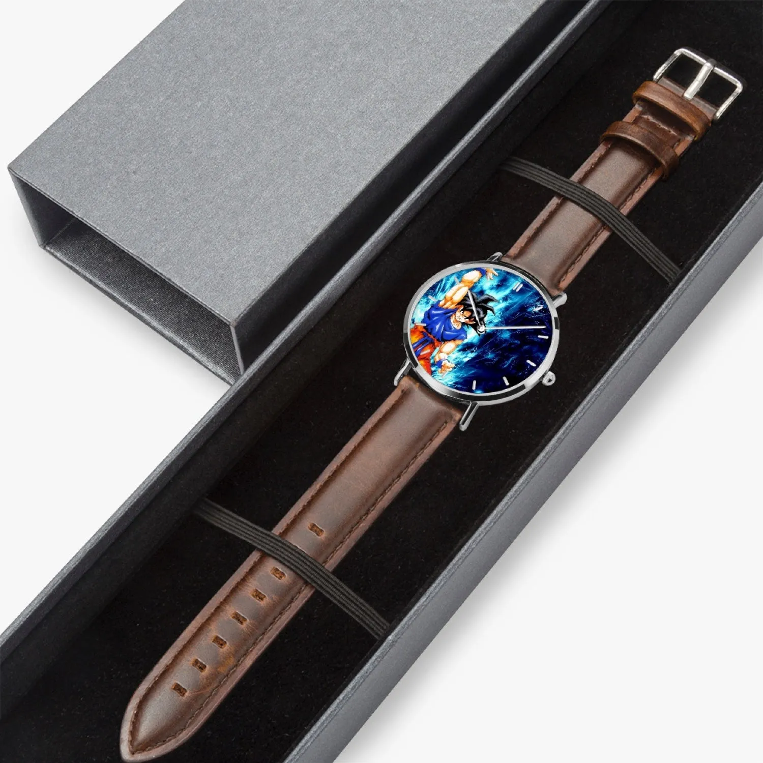 DBZ-Store Awesome Son Goku Cool Blue Aura Energy Ball Watch