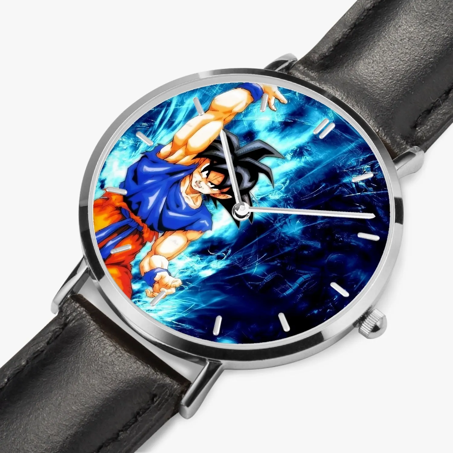 DBZ-Store Awesome Son Goku Cool Blue Aura Energy Ball Watch