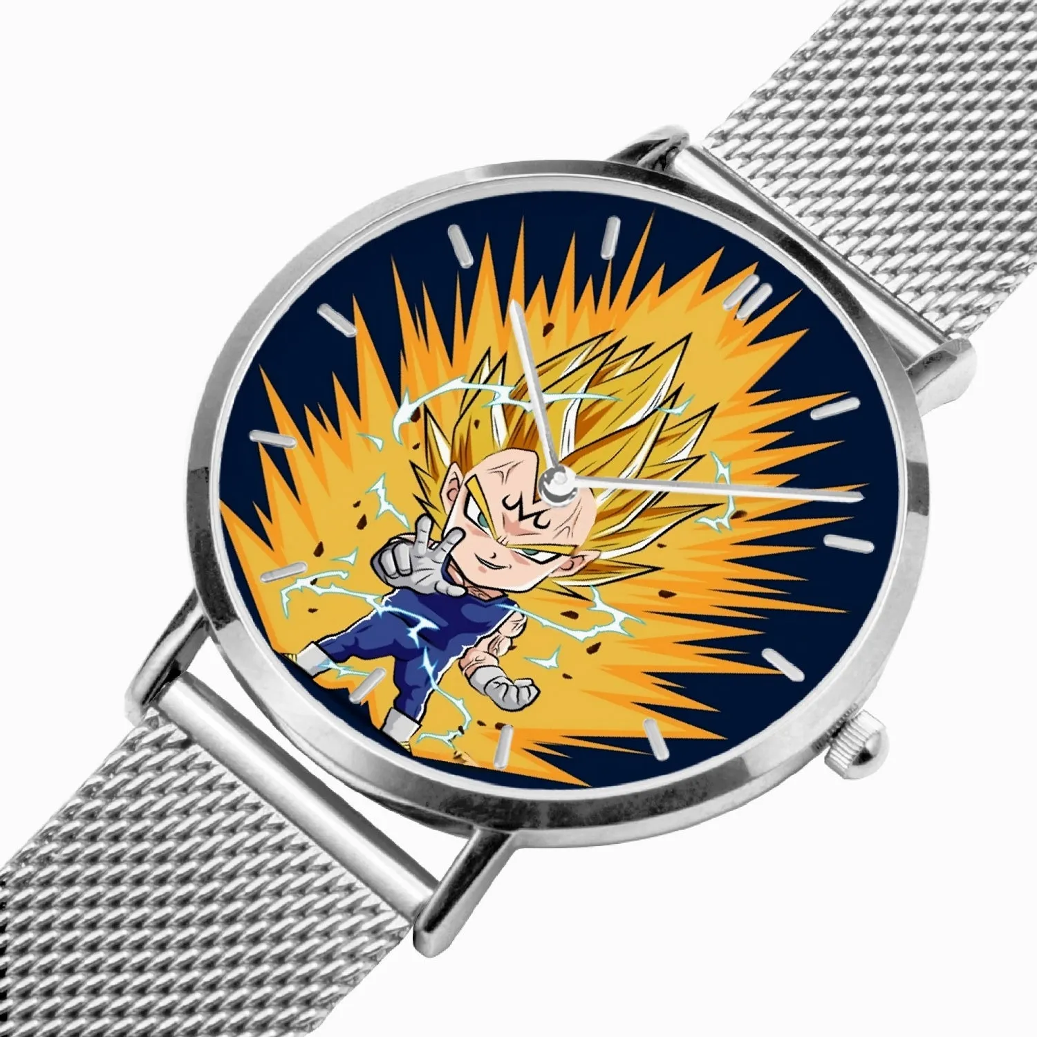 DBZ-Store Cute Majin Vegeta Super Saiyan Prince Power Aura Watch