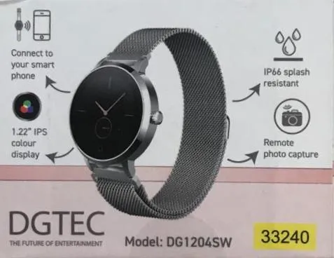 DGTEC 1.22" IPS Display Smart Watch