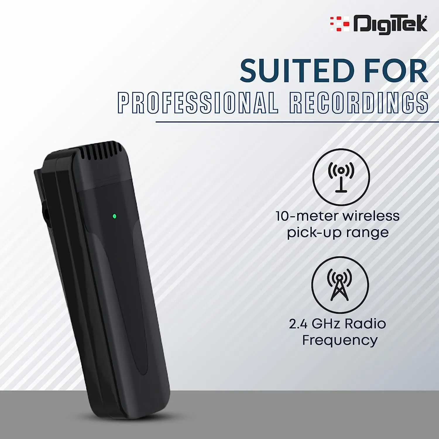 Digitek DWM-005 Wireless Microphone with Aux Connector