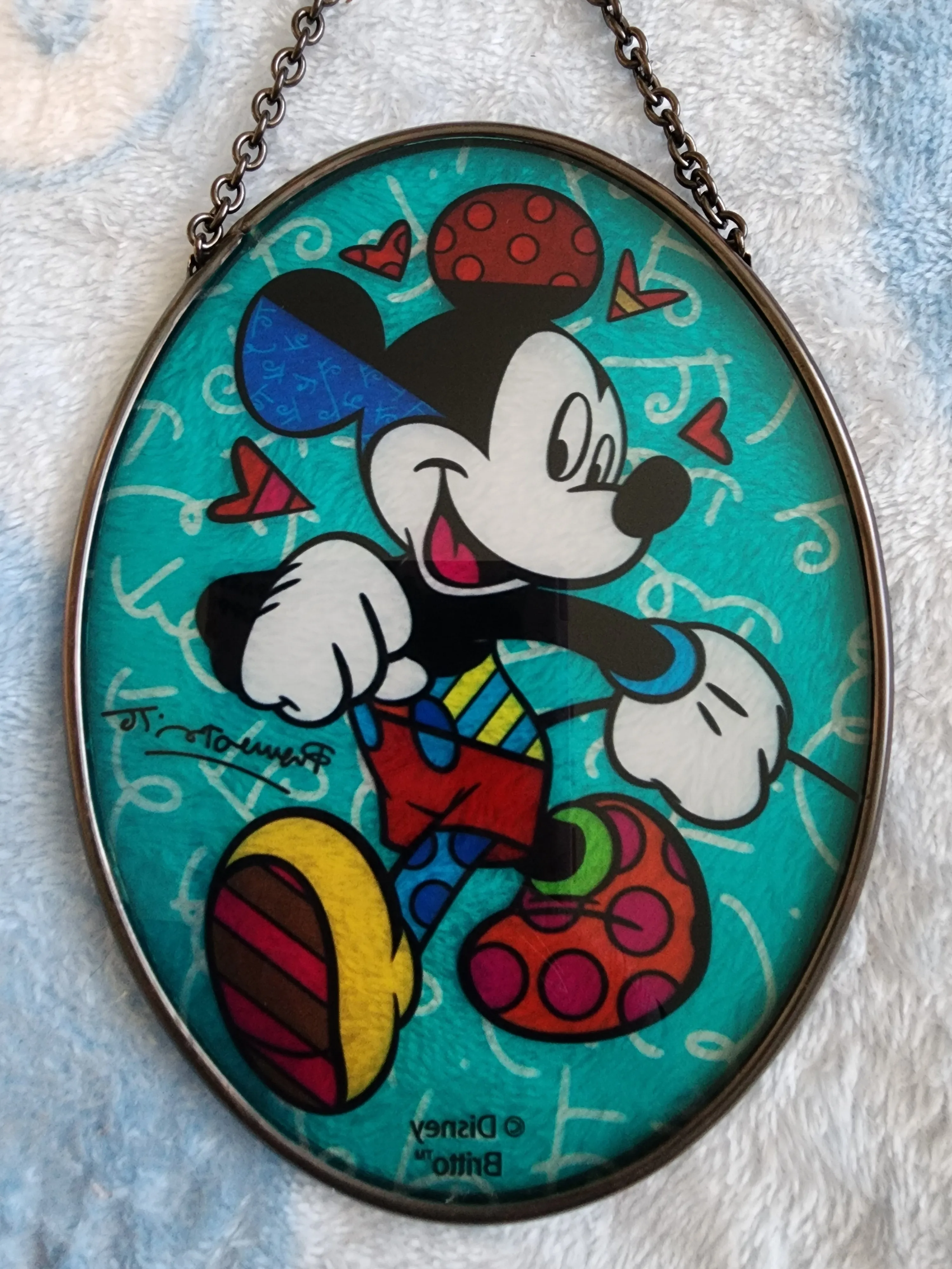 Disney Britto Mickey Mouse Suncatcher