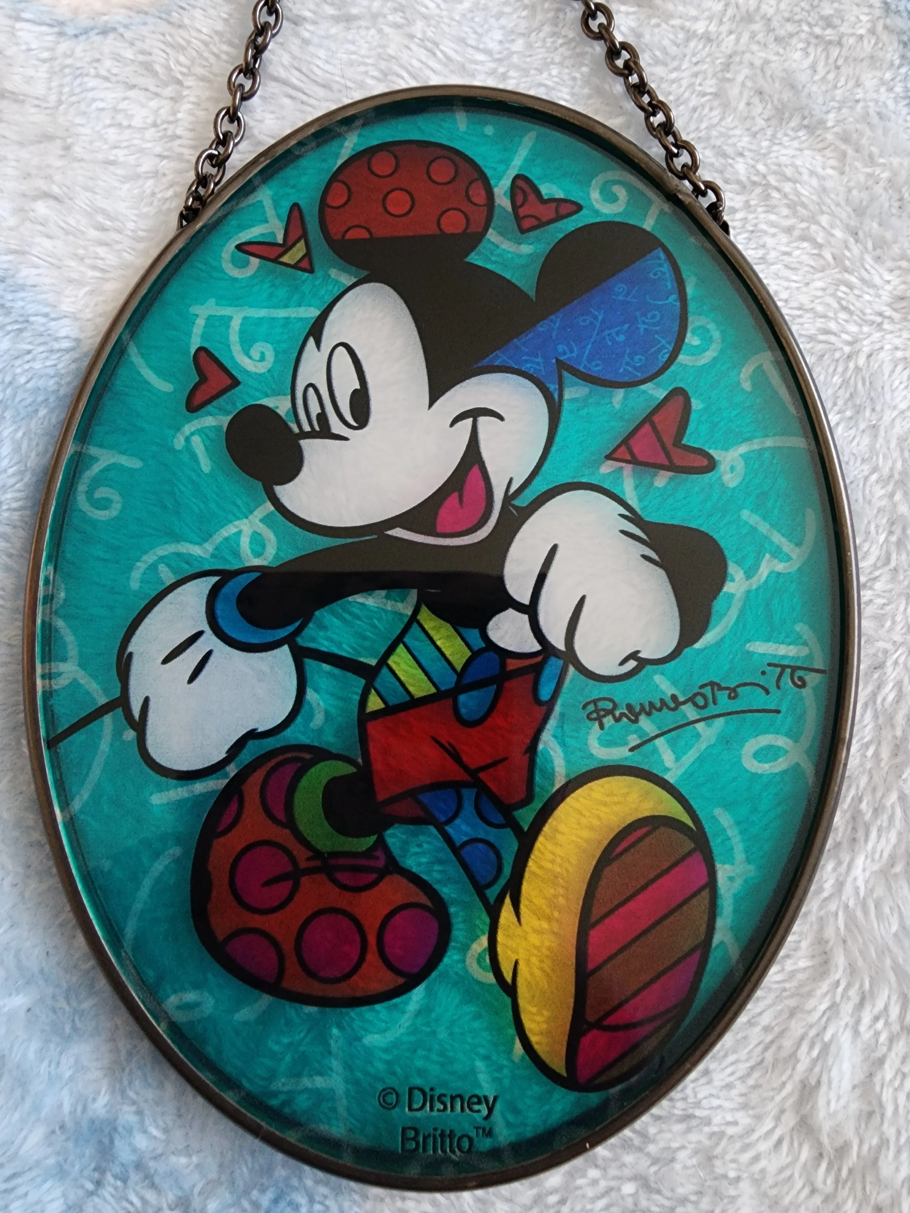 Disney Britto Mickey Mouse Suncatcher