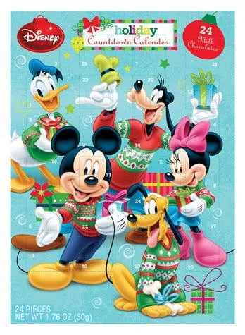 Disney Mickey Mouse Advent Holiday Countdown Calendar