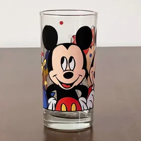 Disney Mickey Mouse, Minnie Mouse and Donald Duck Drinking Glass 5.5"