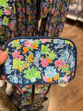 DLR/WDW - Disney x Lilly Pulitzer - Mickey & Minnie Aegean Navy Gillie Wristlet