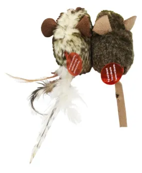 Double Trouble Mouse Cat Toy, 2-pk