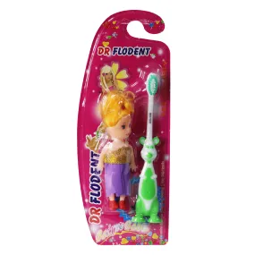 Dr Flodent Kids Toothbrush Extra Soft With Doll Toy