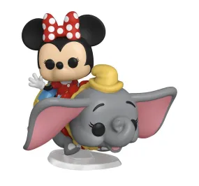 Dumbo The Flying Elephant Attraction and Minnie Mouse #92 Funko Deluxe Pop! Disneyland 65th Anniversary