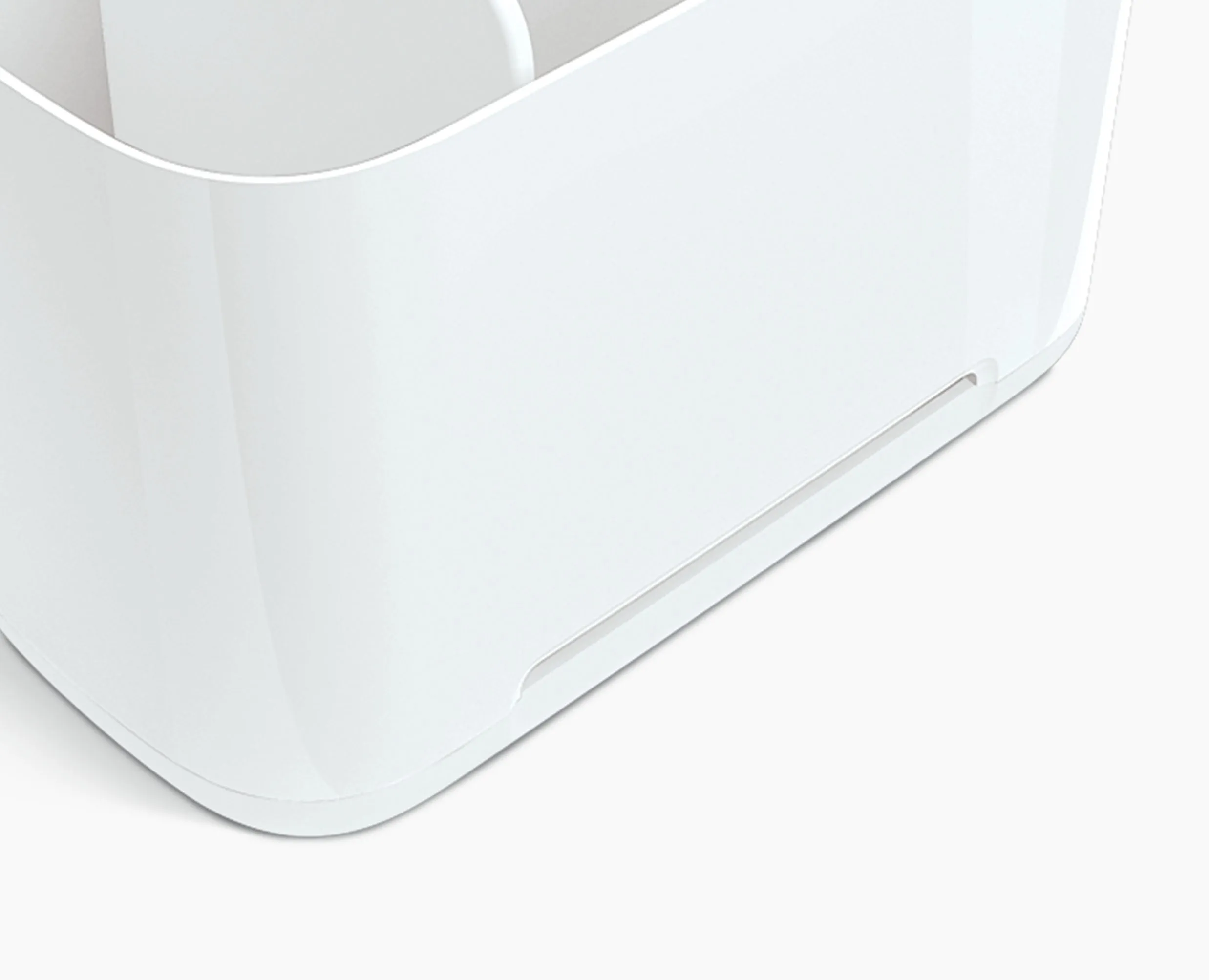 EasyStore™ Large White Toothbrush Holder