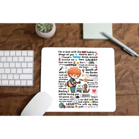 Ed Sheeran Mousepad - Doodle