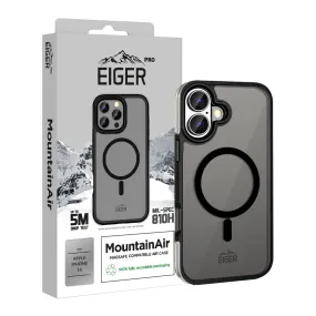 Eiger Pro MountainAir MagSafe Case for Apple iPhone 16 in Black