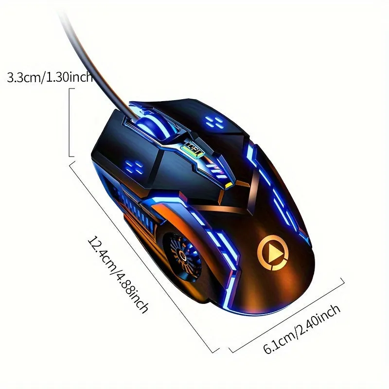 Elevate Your Gameplay with the Mechanical Gaming Mouse: Precision and Silence Combined