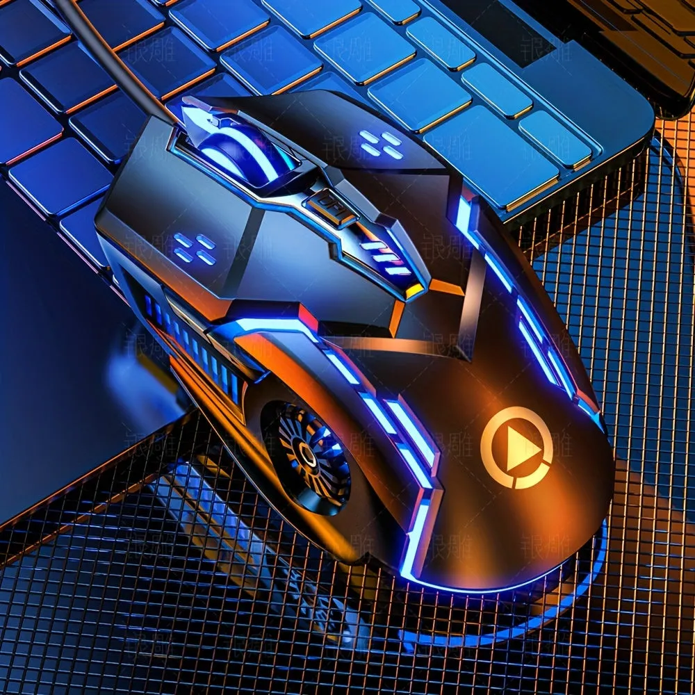 Elevate Your Gameplay with the Mechanical Gaming Mouse: Precision and Silence Combined