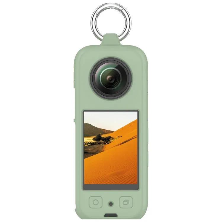 For Insta360 X3 Portable Silicone Protective Case(Ice Green)