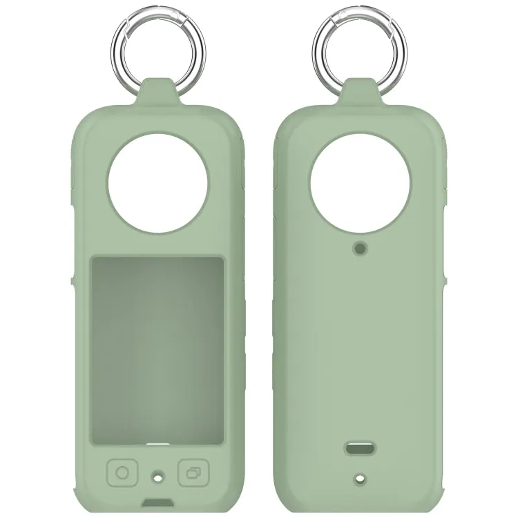 For Insta360 X3 Portable Silicone Protective Case(Ice Green)