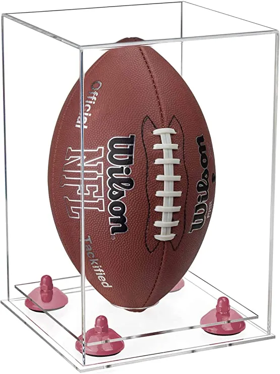 Full Size Football Display Case Vertical - Clear (B42/A060)