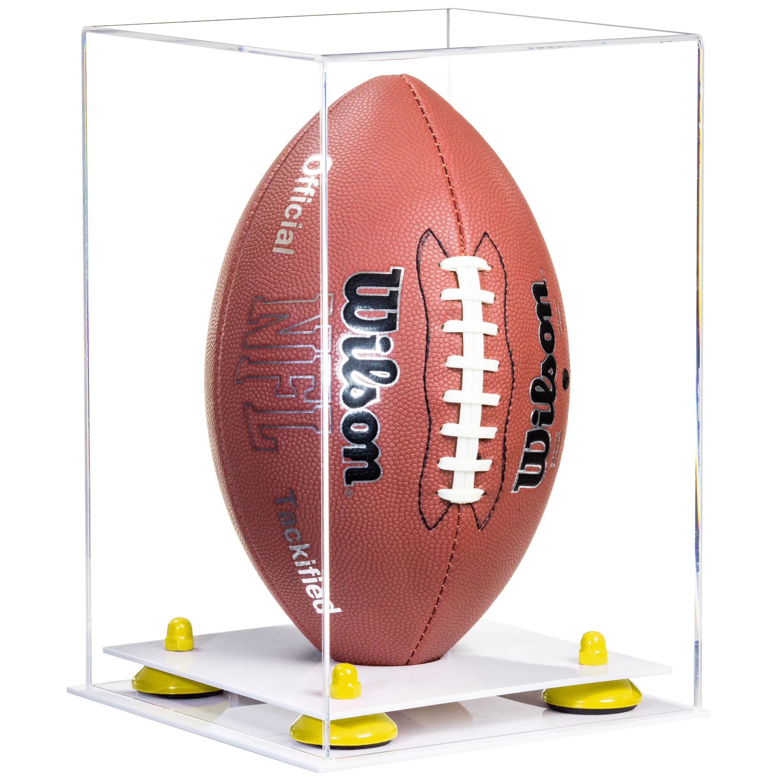 Full Size Football Display Case Vertical - Clear (B42/A060)