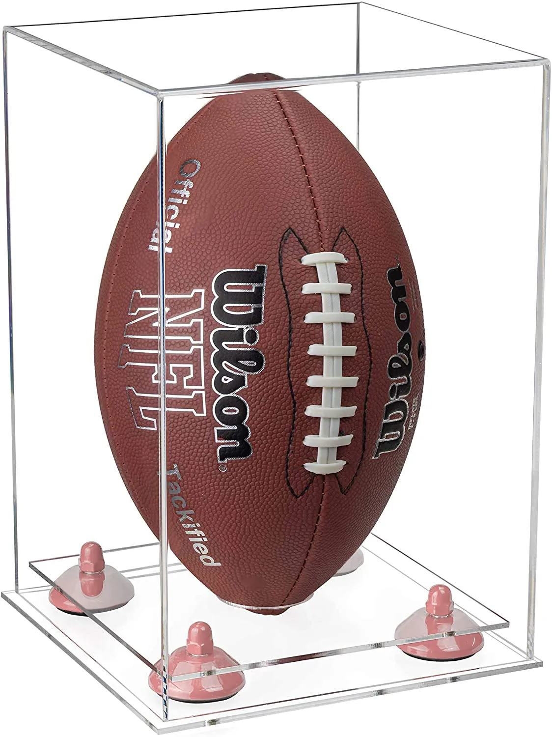 Full Size Football Display Case Vertical - Clear (B42/A060)