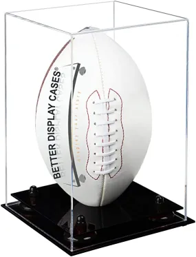 Full Size Football Display Case Vertical - Clear (B42/A060)