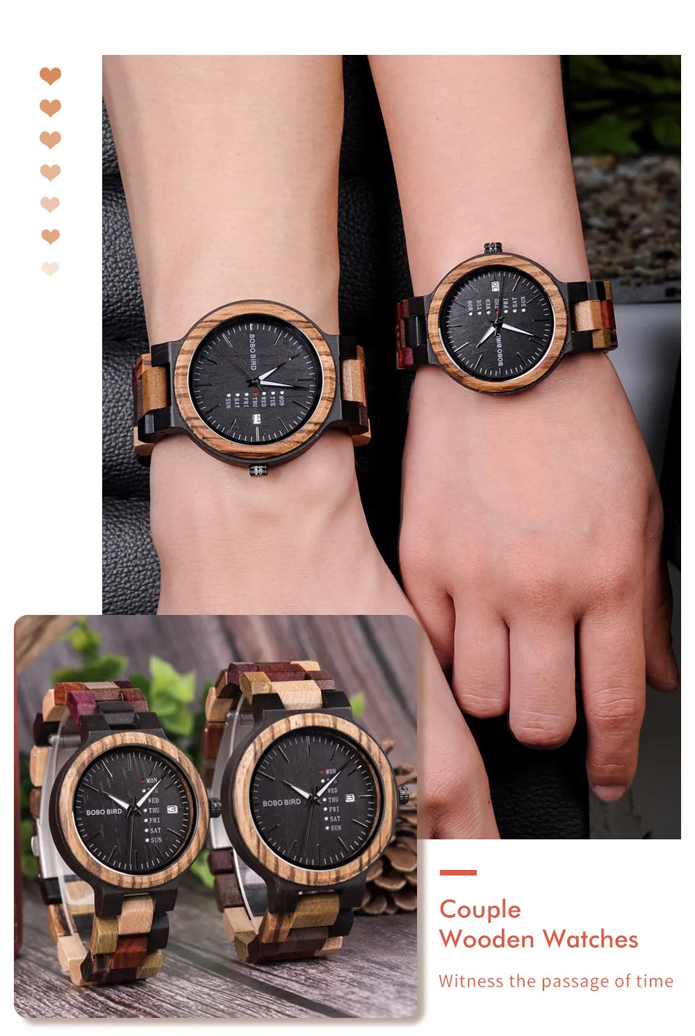 Funki Buys | Watches | Men's Women's Couples Wood Watches