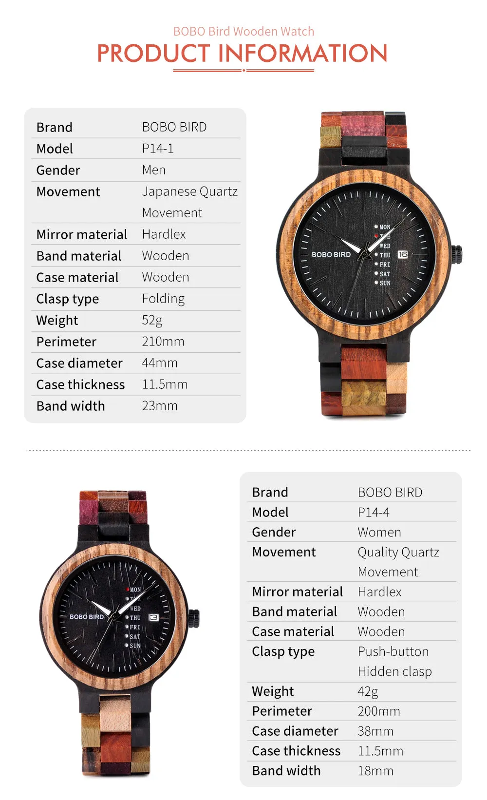 Funki Buys | Watches | Men's Women's Couples Wood Watches