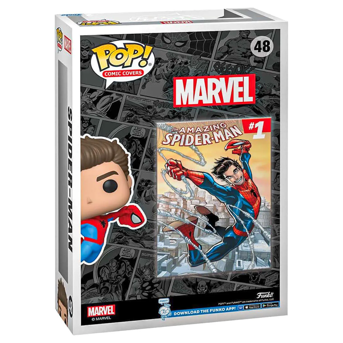 Funko Pop! Comic Covers: Marvel The Amazing Spider-Man #1 Vinyl Collectible #48