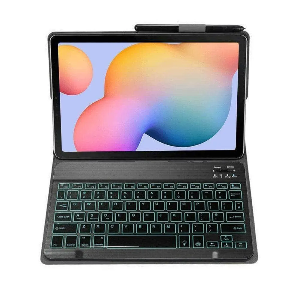 Galaxy Tab S6 Lite 10.4 P610 P615 Wireless Bluetooth Keyboard Backlit Case